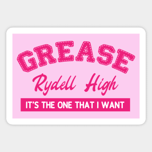 Grease Rydell High Magnet